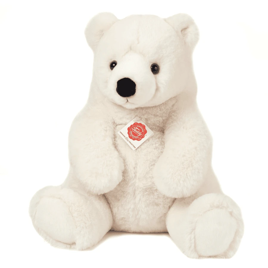 Teddy HERMANN ® Ours Polaire Assis, 35 Cm 1 Teddy HERMANN ® Ours Polaire Assis, 35 Cm