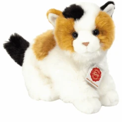 Teddy HERMANN® Peluche Chat Porte-bonheur 24 Cm