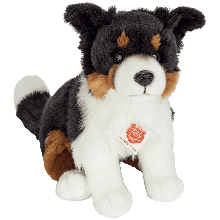 Teddy HERMANN® Peluche Chien Border Collie Tricolore Assis 30 Cm 1 Teddy HERMANN® Peluche Chien Border Collie Tricolore Assis 30 Cm