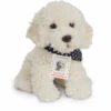 Teddy HERMANN® Peluche Chien Labradoodle Assis 28 Cm