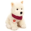 Teddy HERMANN® Peluche Chien Westhighland-Terrier Assis 30 Cm