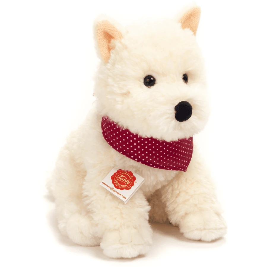 Teddy HERMANN® Peluche Chien Westhighland-Terrier Assis 30 Cm 1 Teddy HERMANN® Peluche Chien Westhighland-Terrier Assis 30 Cm