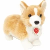 Teddy HERMANN® Peluche Corgi Debout Brun Clair/blanc, 30 Cm