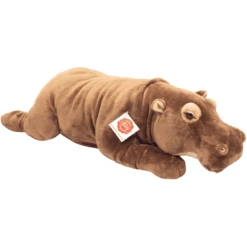 Teddy HERMANN® Peluche Hippopotame Couché 48 Cm