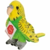 Teddy HERMANN® Peluche Perruche Vert 13 Cm